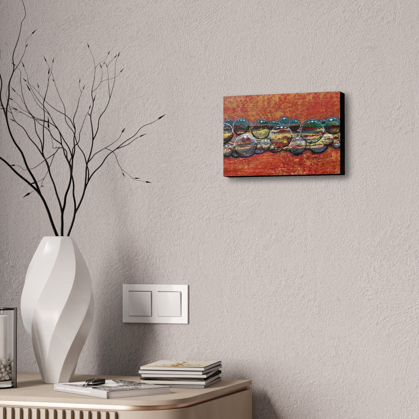 Bubblicious Semi-Gloss Canvas Print