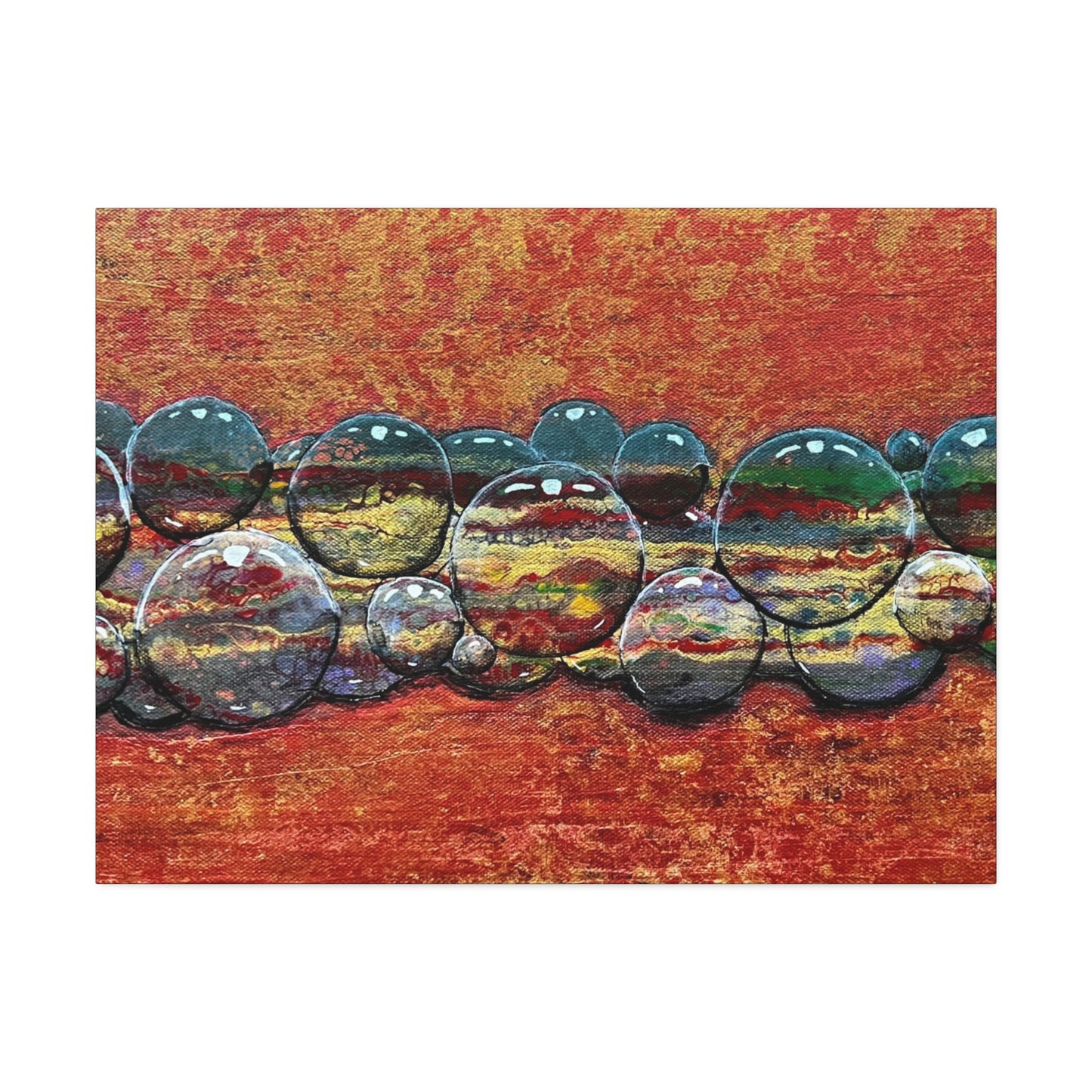 Bubblicious Semi-Gloss Canvas Print