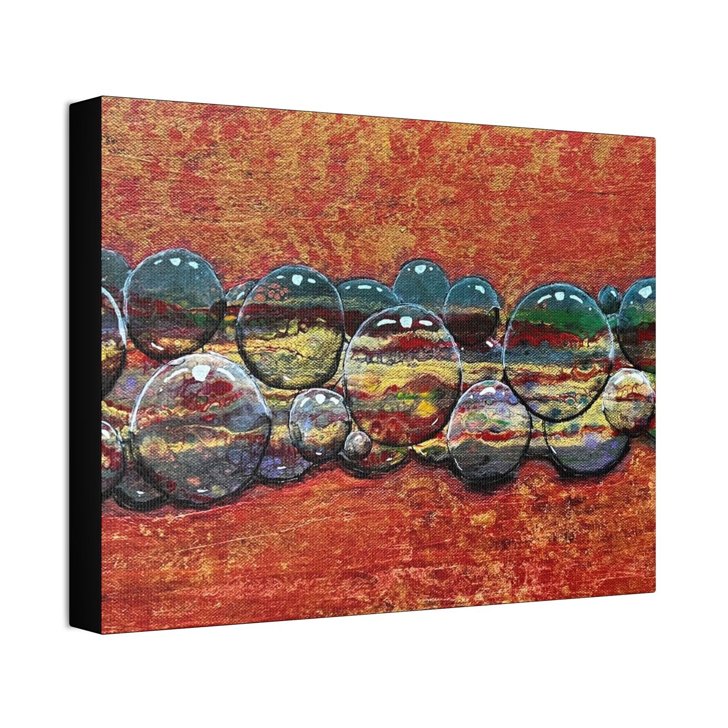 Bubblicious Semi-Gloss Canvas Print