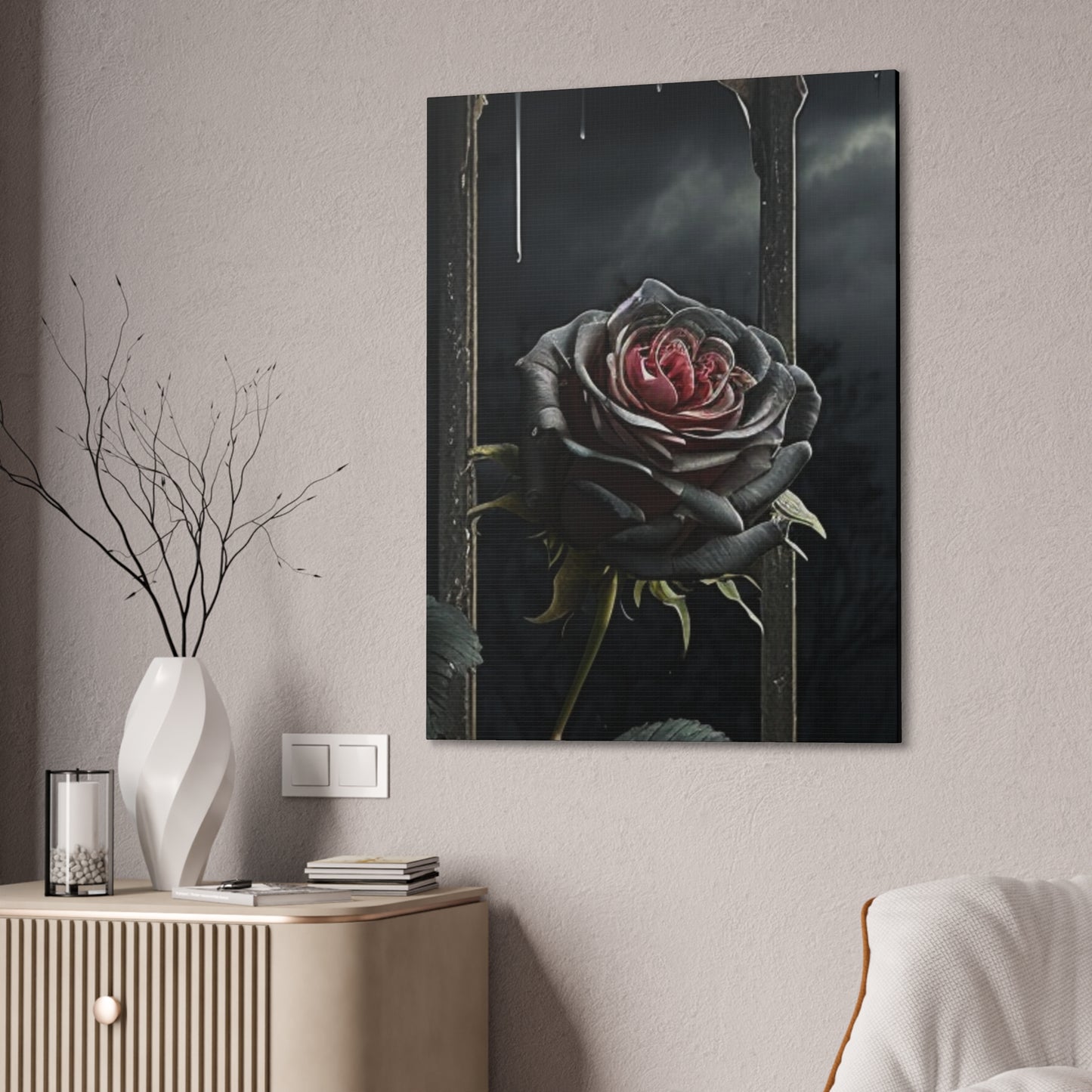 Gothic Rose Canvas