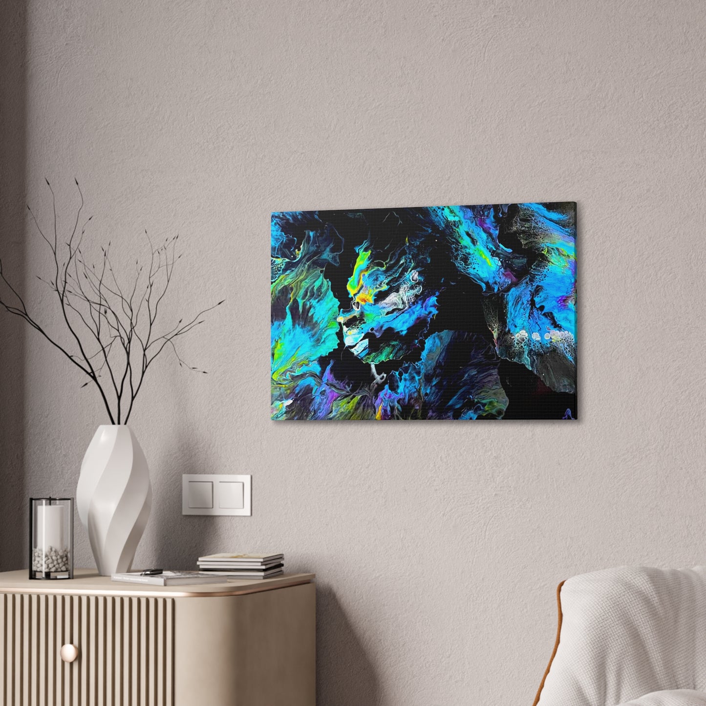 Sea of Serenity stretched canvas print