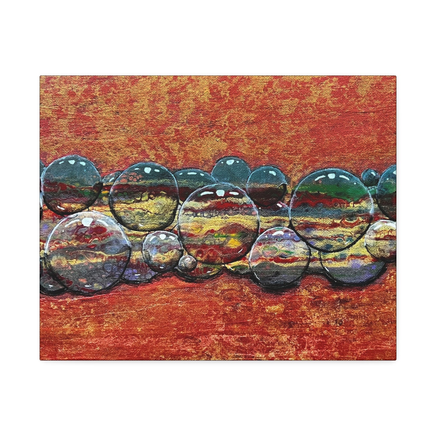 Bubblicious Semi-Gloss Canvas Print