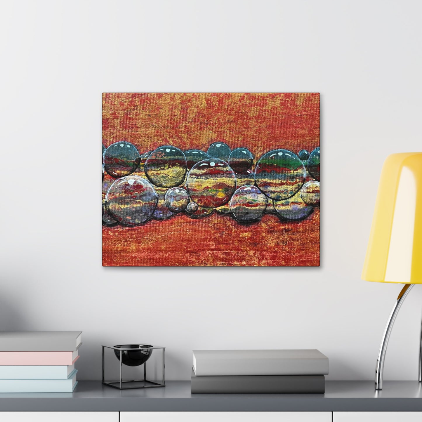 Bubblicious Semi-Gloss Canvas Print