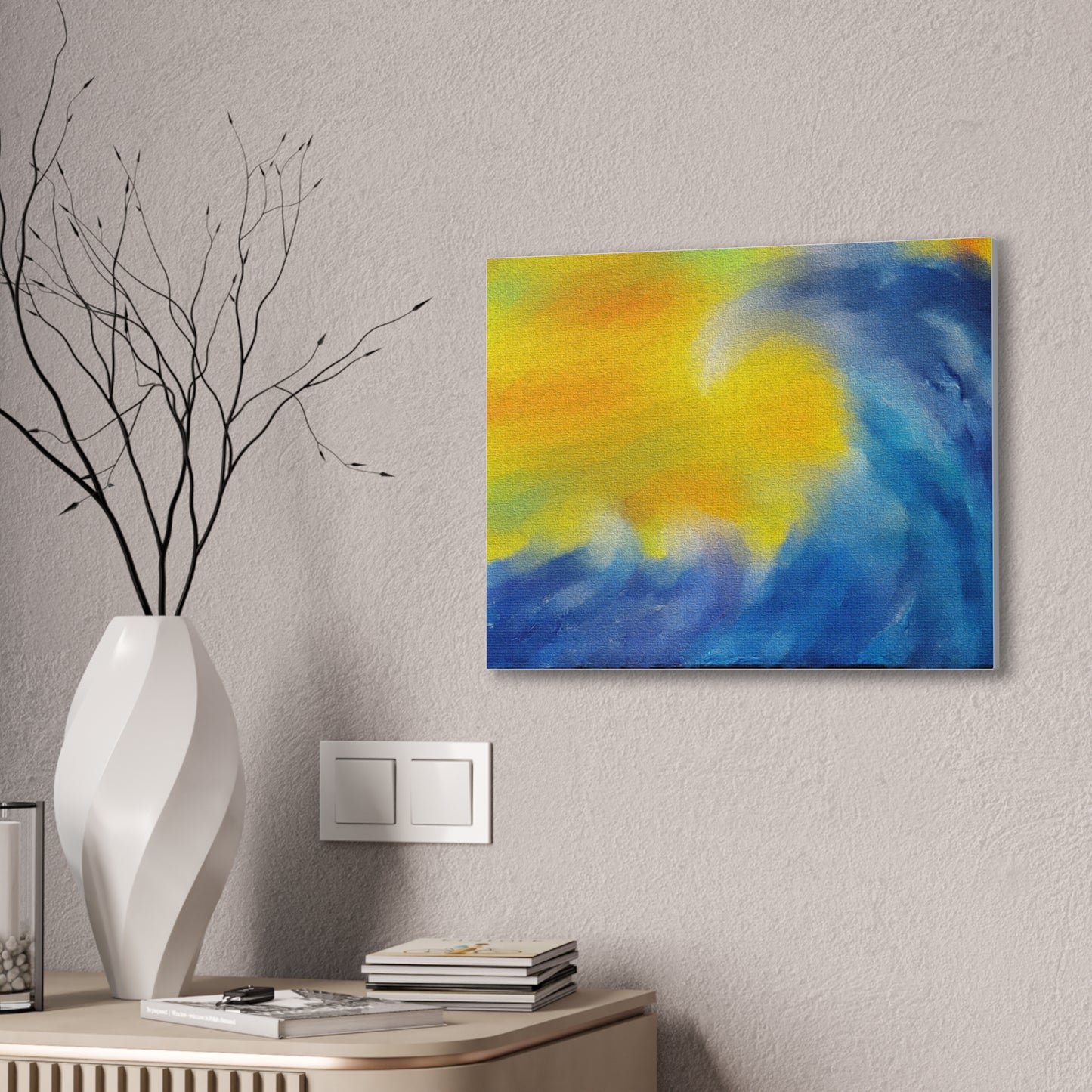 Morning Tide stretched canvas print