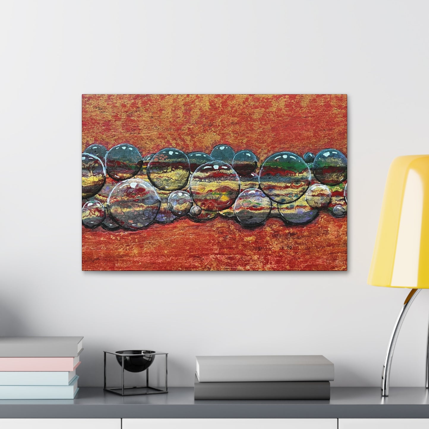 Bubblicious Semi-Gloss Canvas Print
