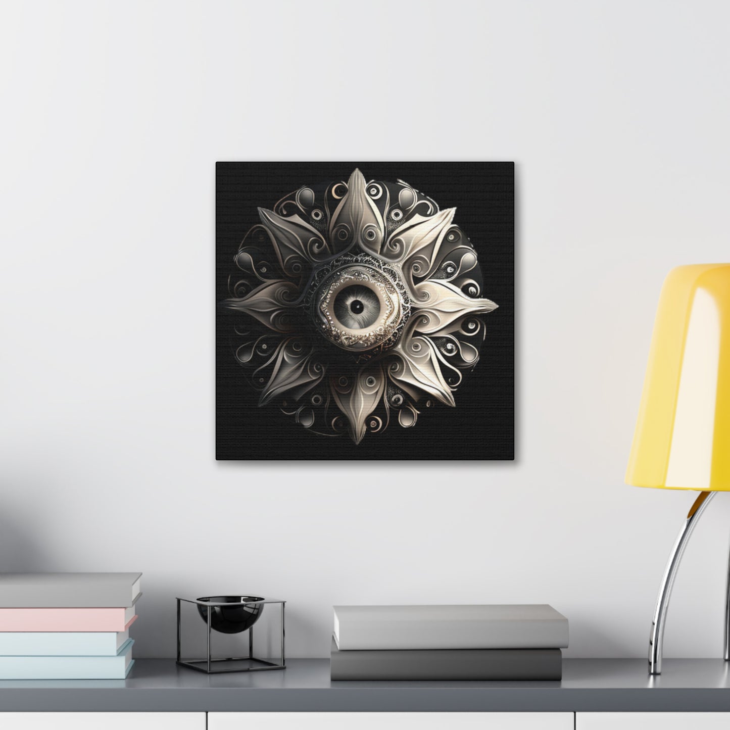 Cyberpunk Sunflower Canvas Print