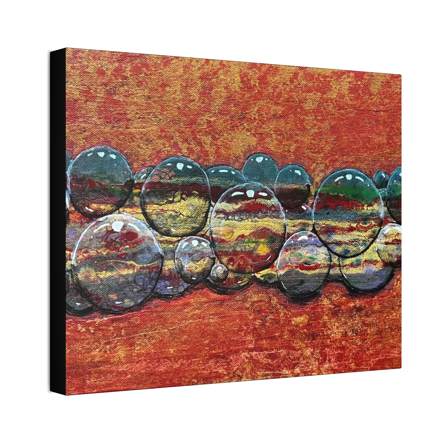 Bubblicious Semi-Gloss Canvas Print