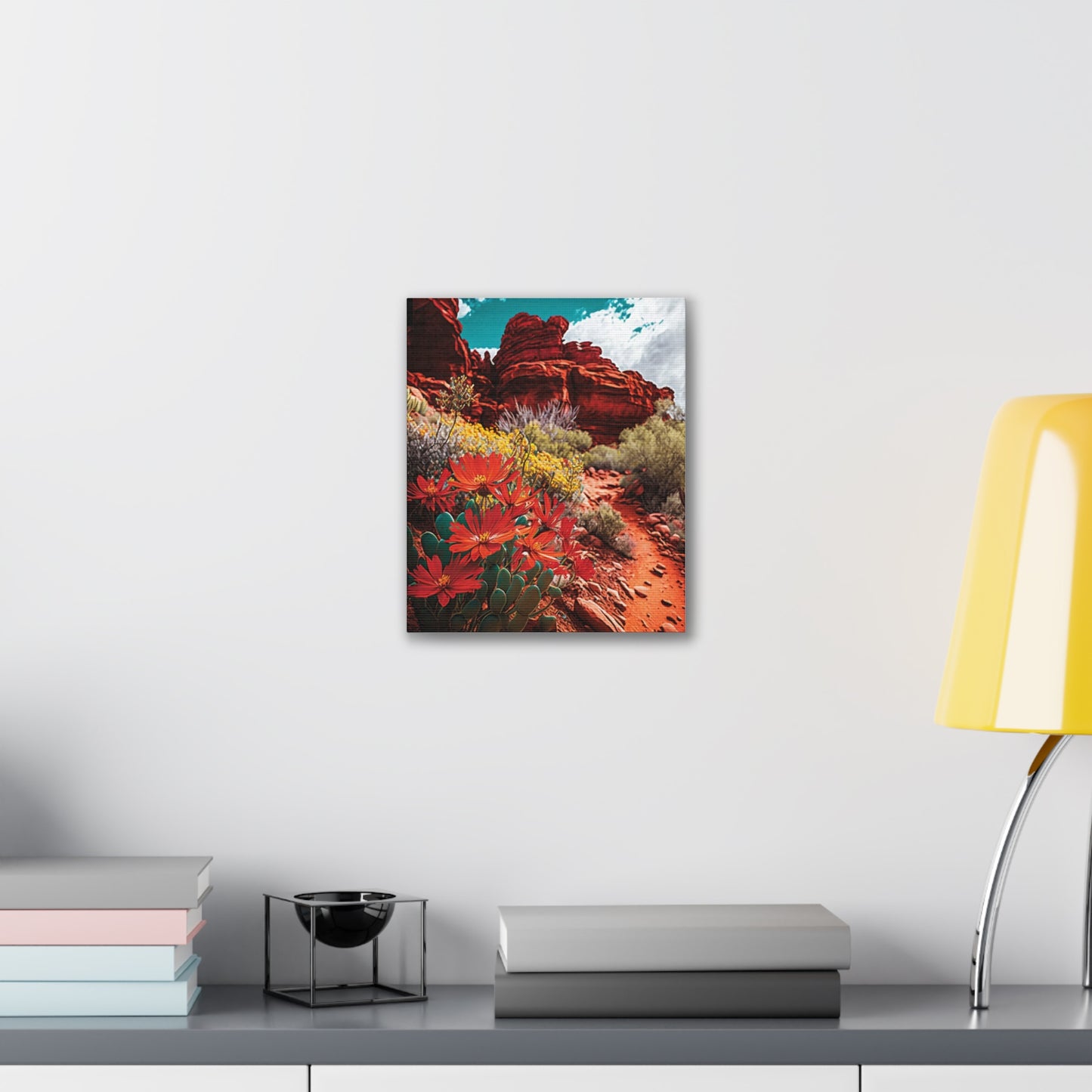 Desert Bloom Bohemian Canvas Print