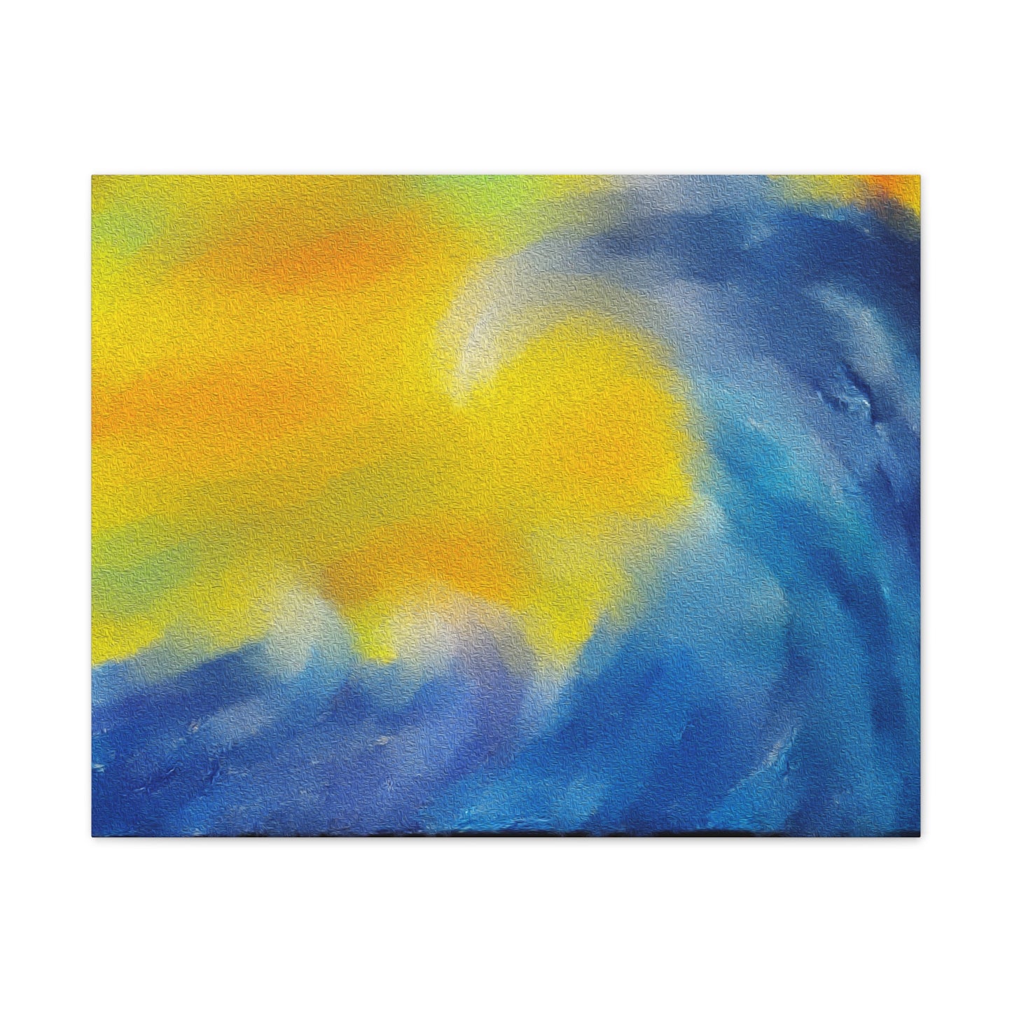 Morning Tide stretched canvas print