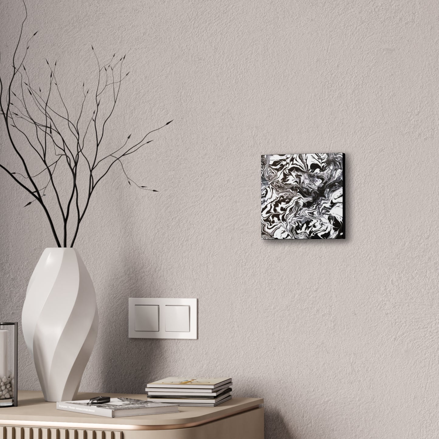 Marbleized Drift Canvas