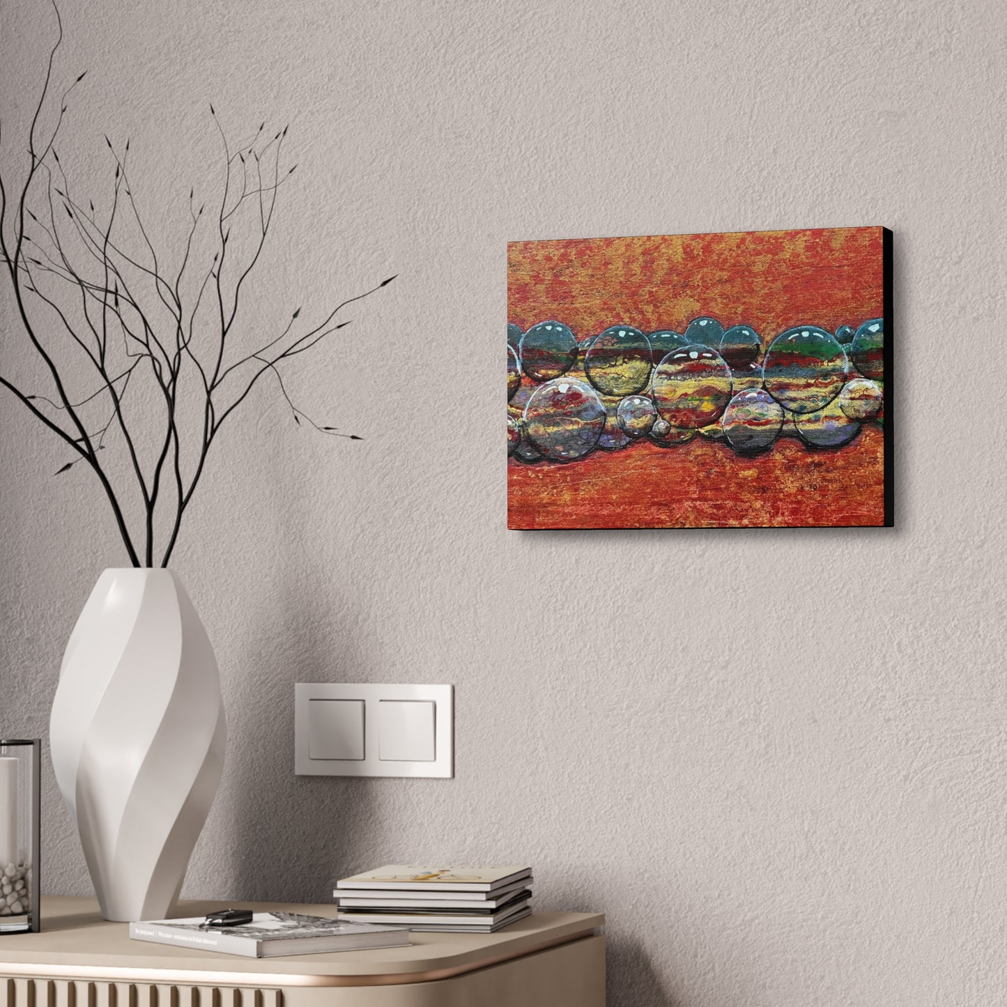 Bubblicious Semi-Gloss Canvas Print