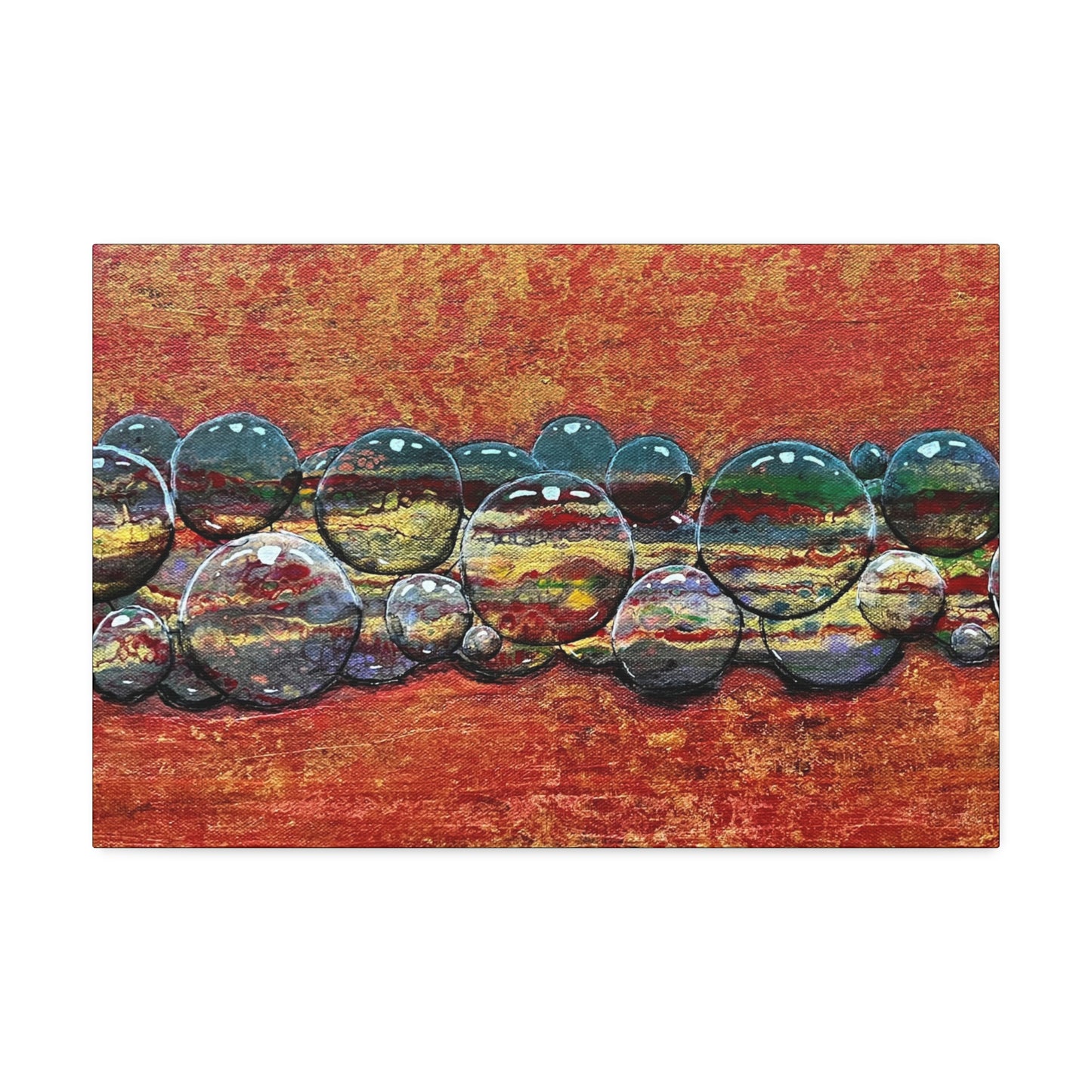 Bubblicious Semi-Gloss Canvas Print