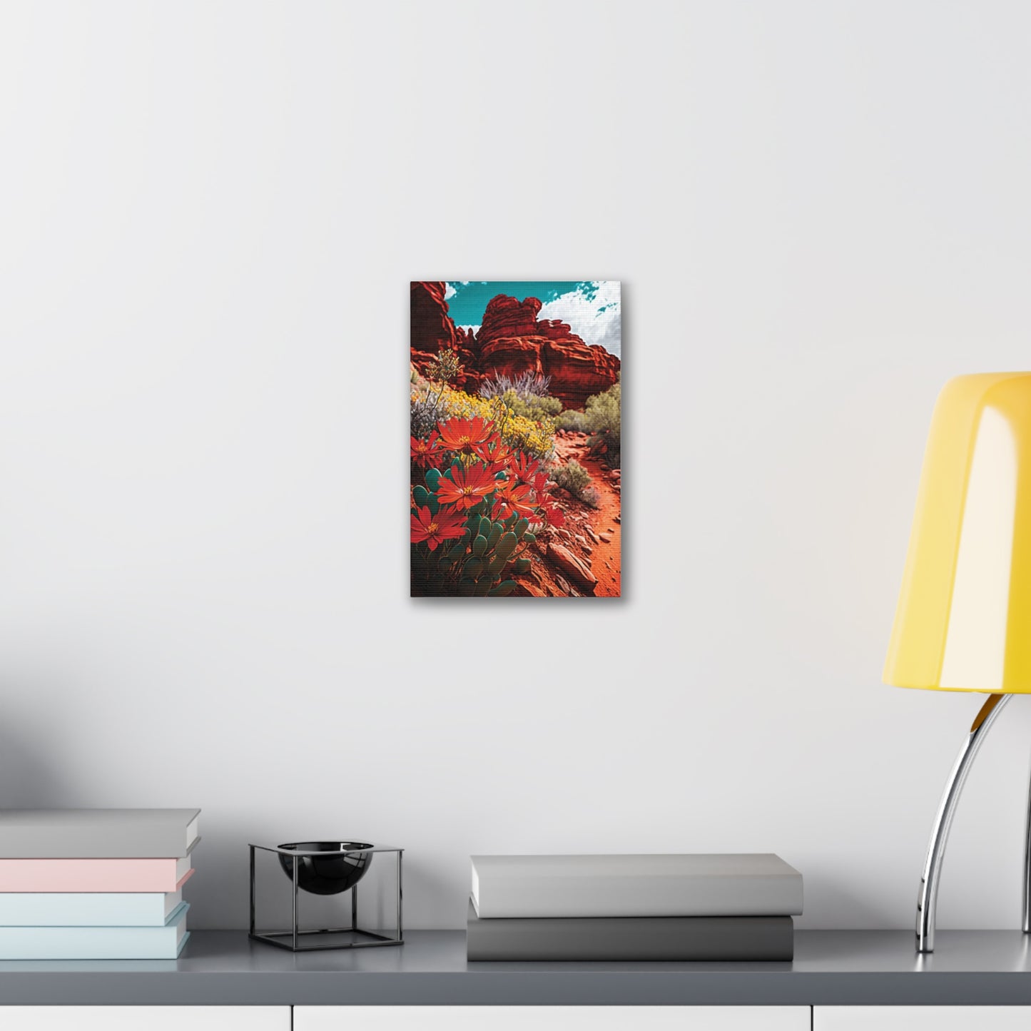 Desert Bloom Bohemian Canvas Print