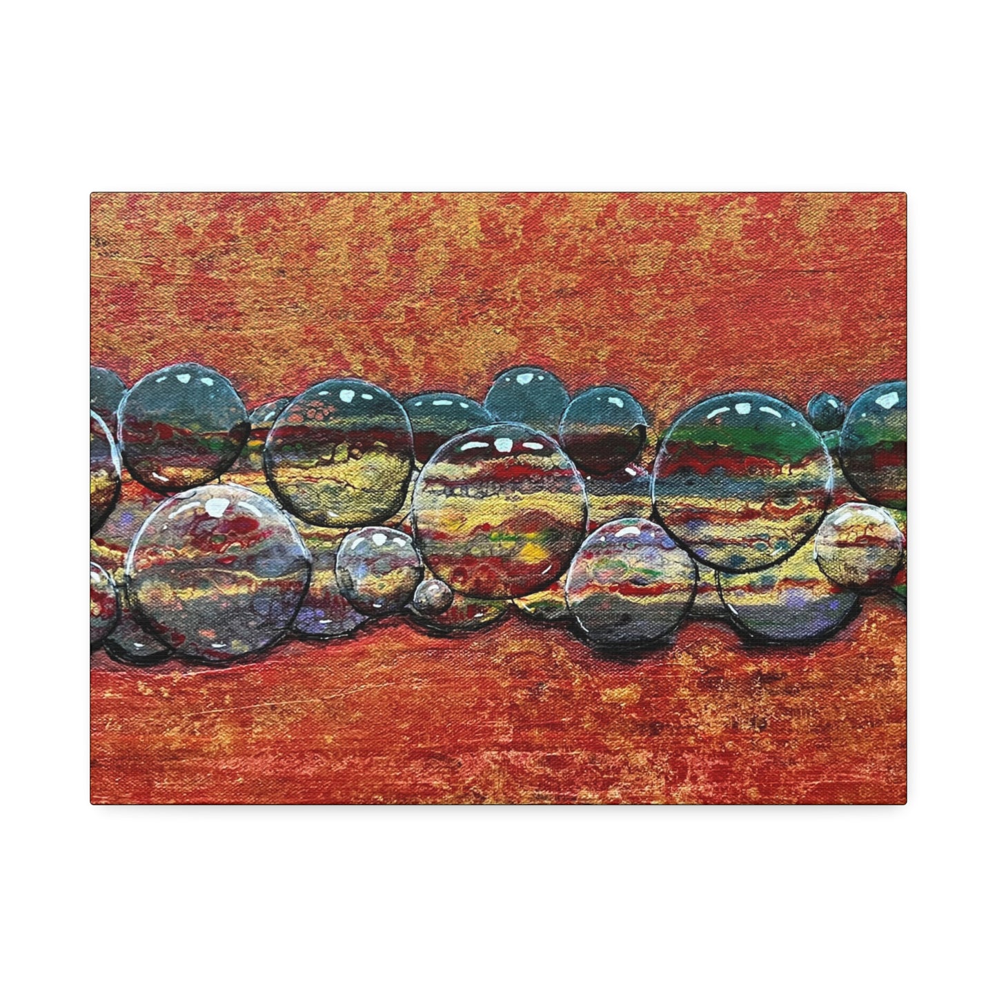 Bubblicious Semi-Gloss Canvas Print