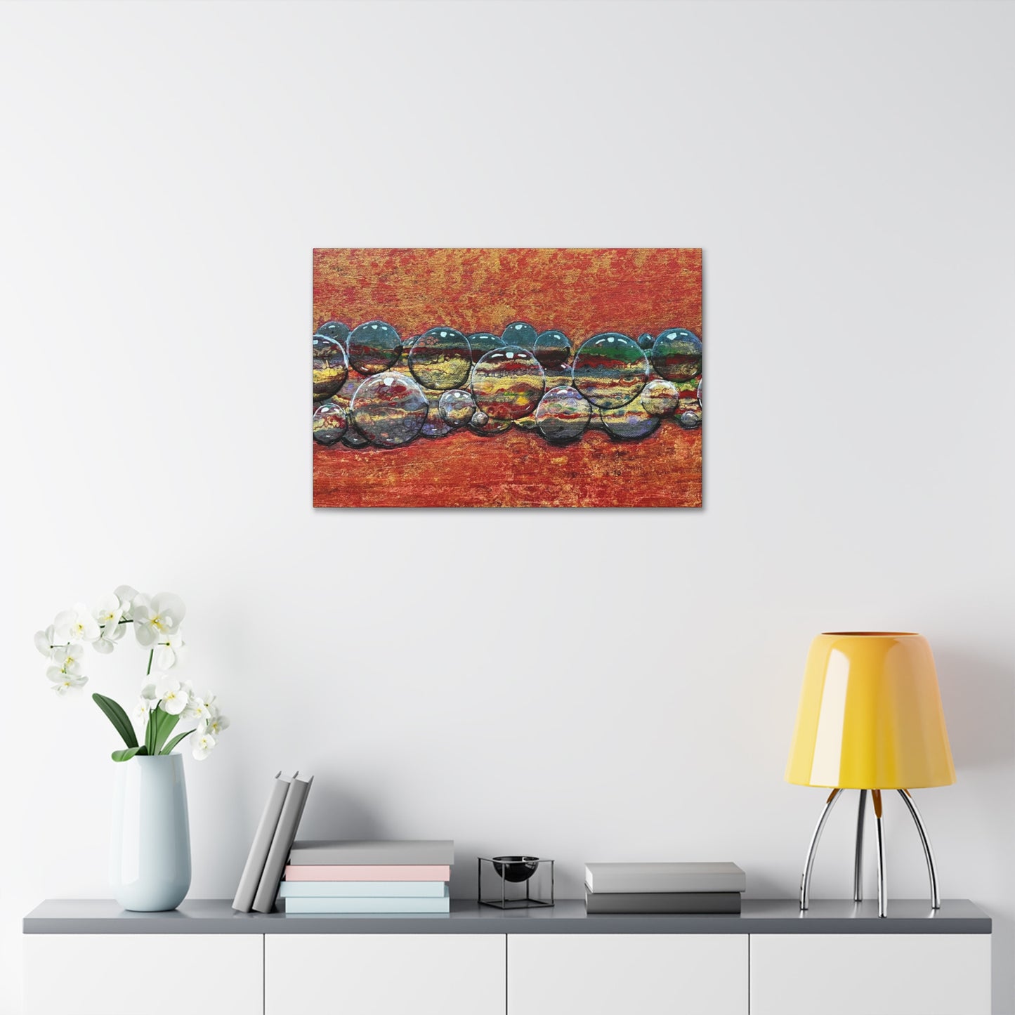 Bubblicious Semi-Gloss Canvas Print