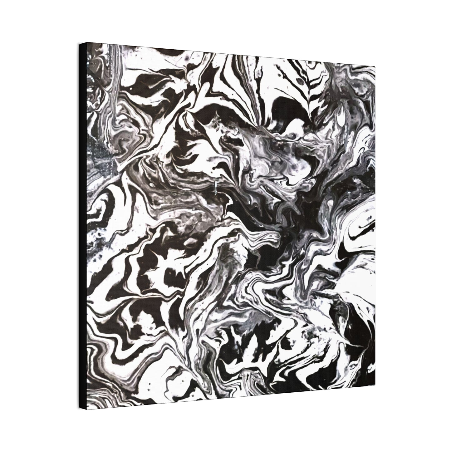 Marbleized Drift Canvas