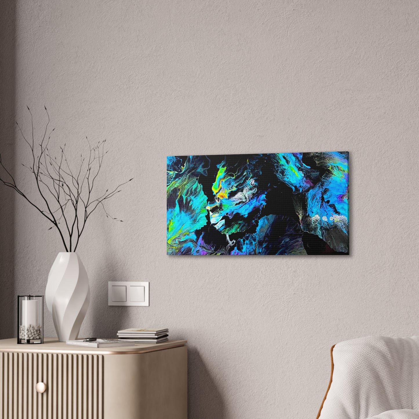 Sea of Serenity stretched canvas print
