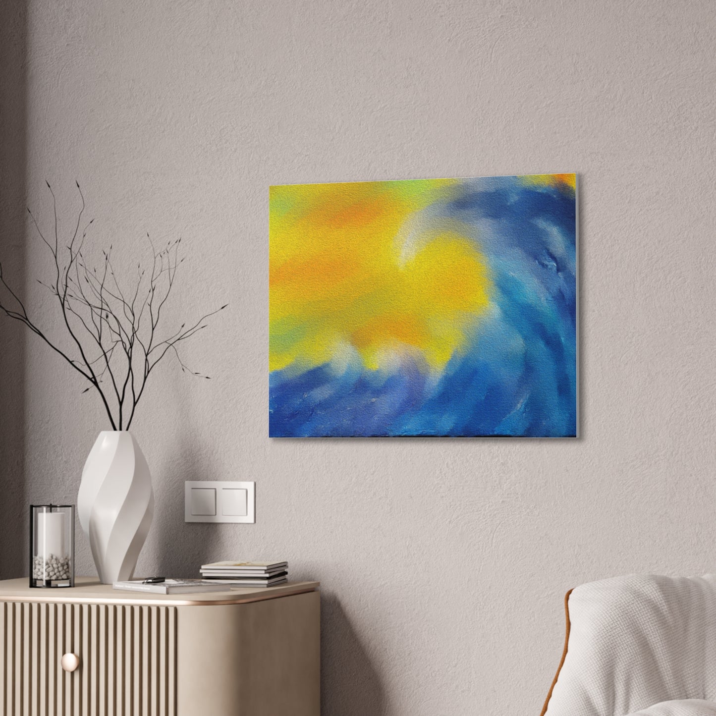 Morning Tide stretched canvas print