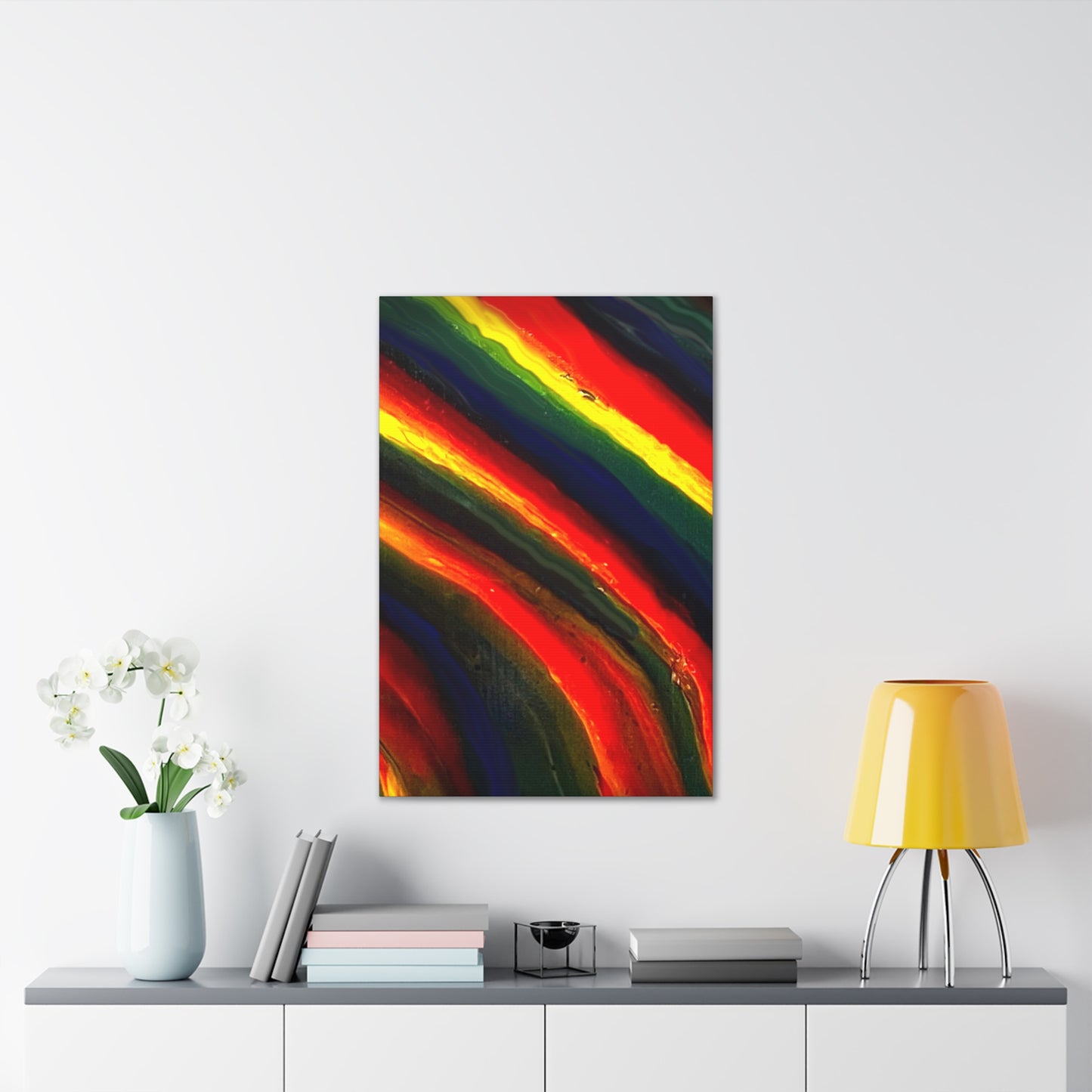 Flames of the Rainbow Canvas