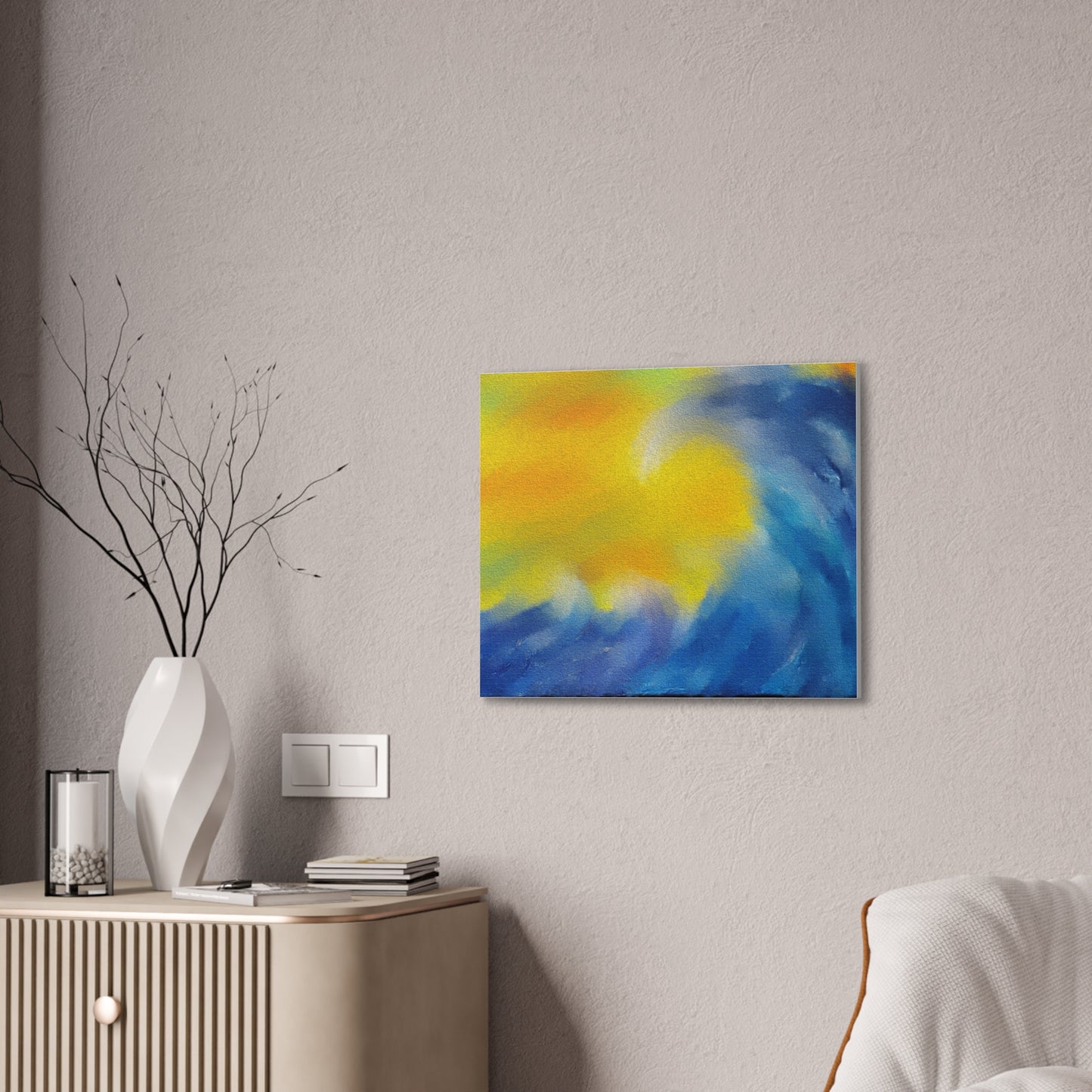 Morning Tide stretched canvas print