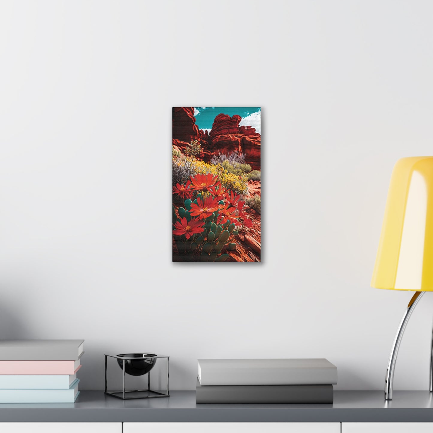 Desert Bloom Bohemian Canvas Print