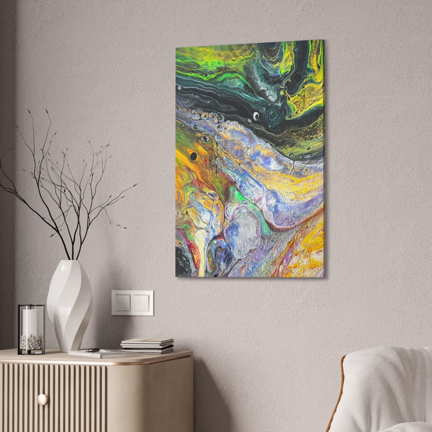 Electric Tides Canvas