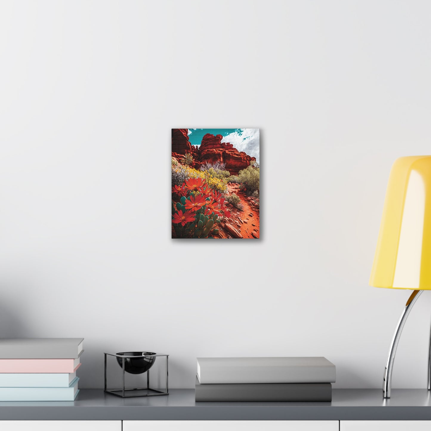 Desert Bloom Bohemian Canvas Print