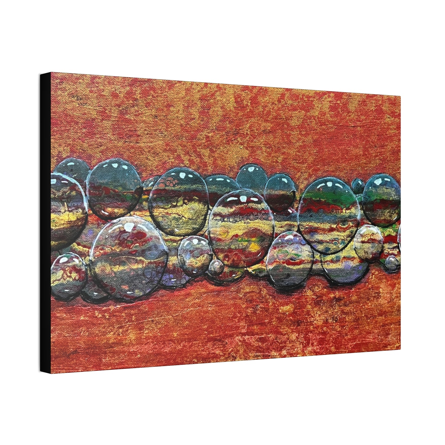 Bubblicious Semi-Gloss Canvas Print