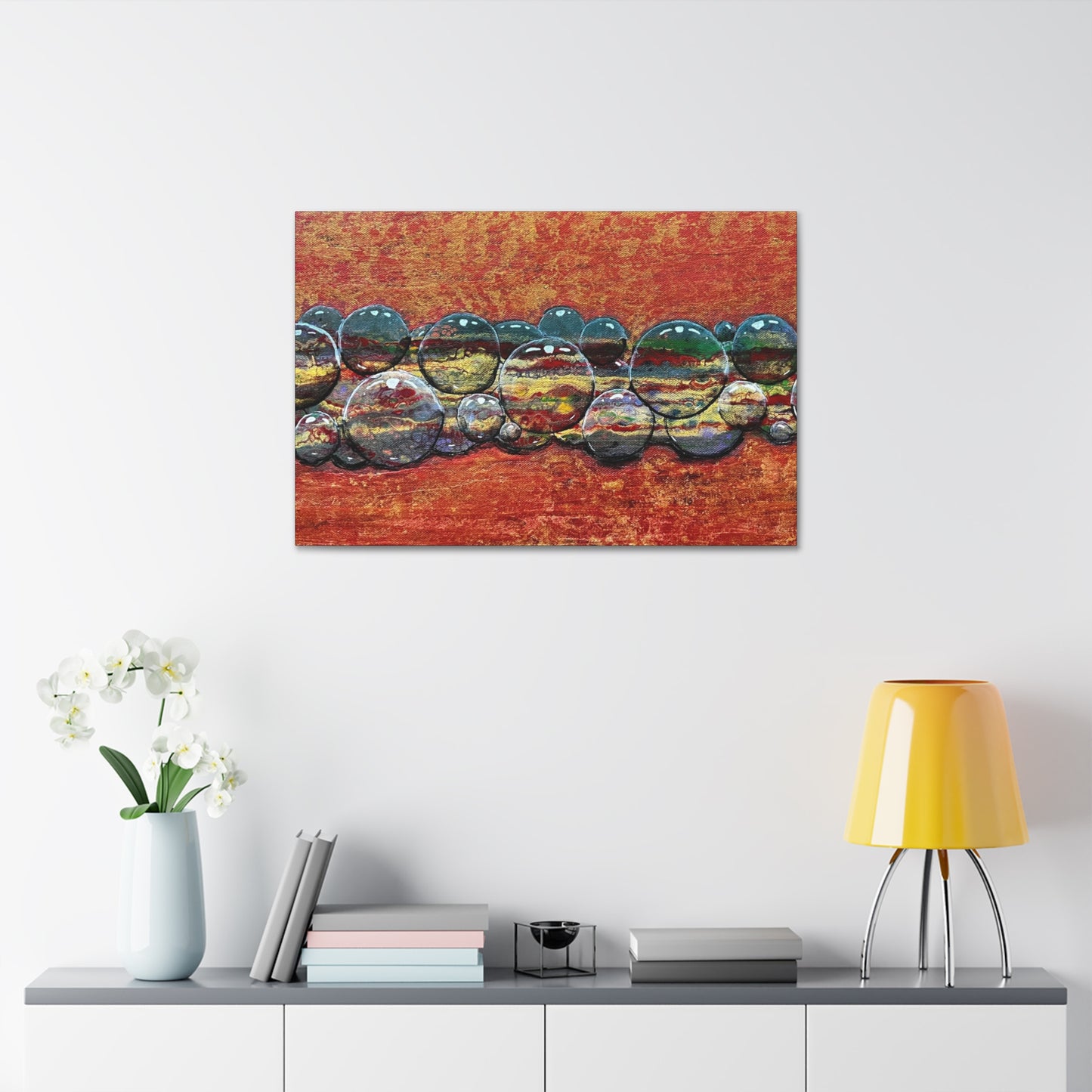 Bubblicious Semi-Gloss Canvas Print