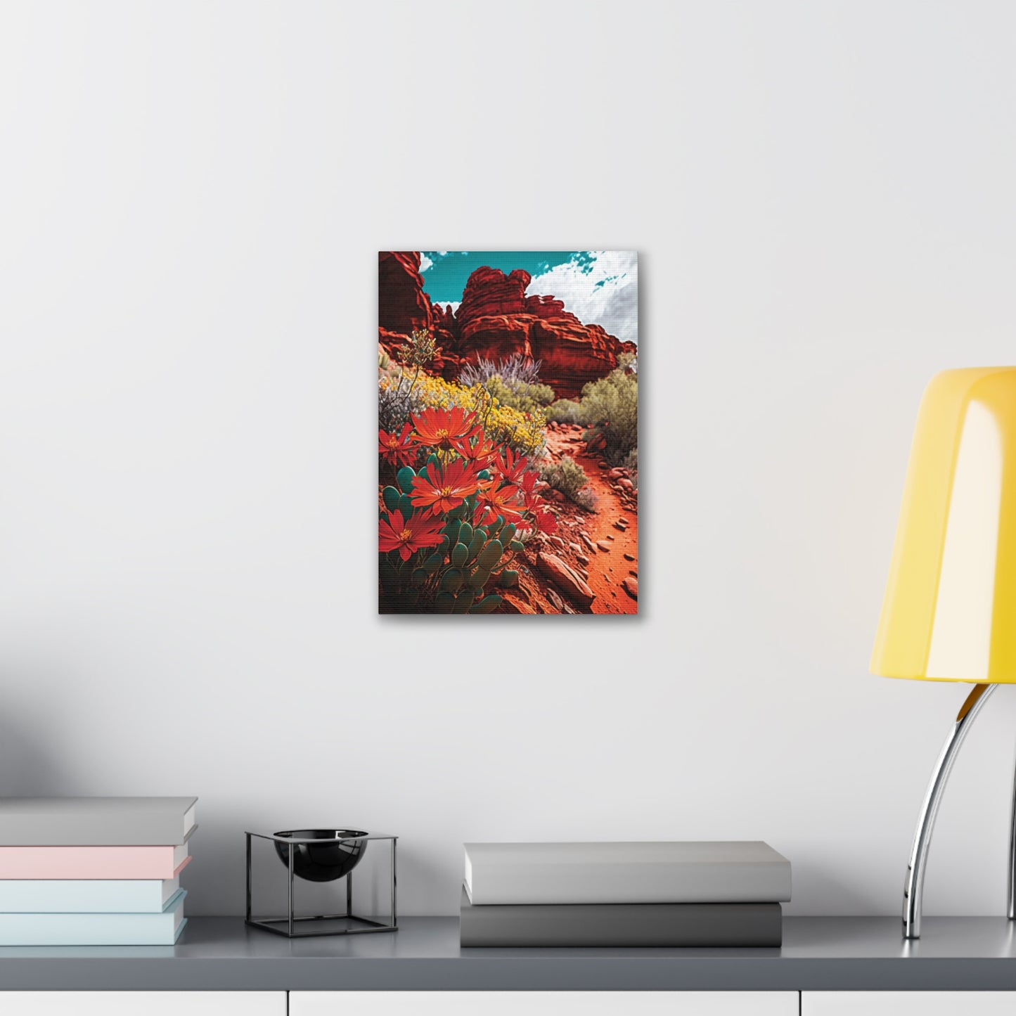 Desert Bloom Bohemian Canvas Print