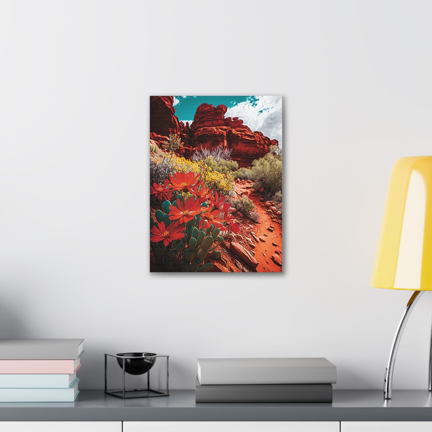 Desert Bloom Bohemian Canvas Print