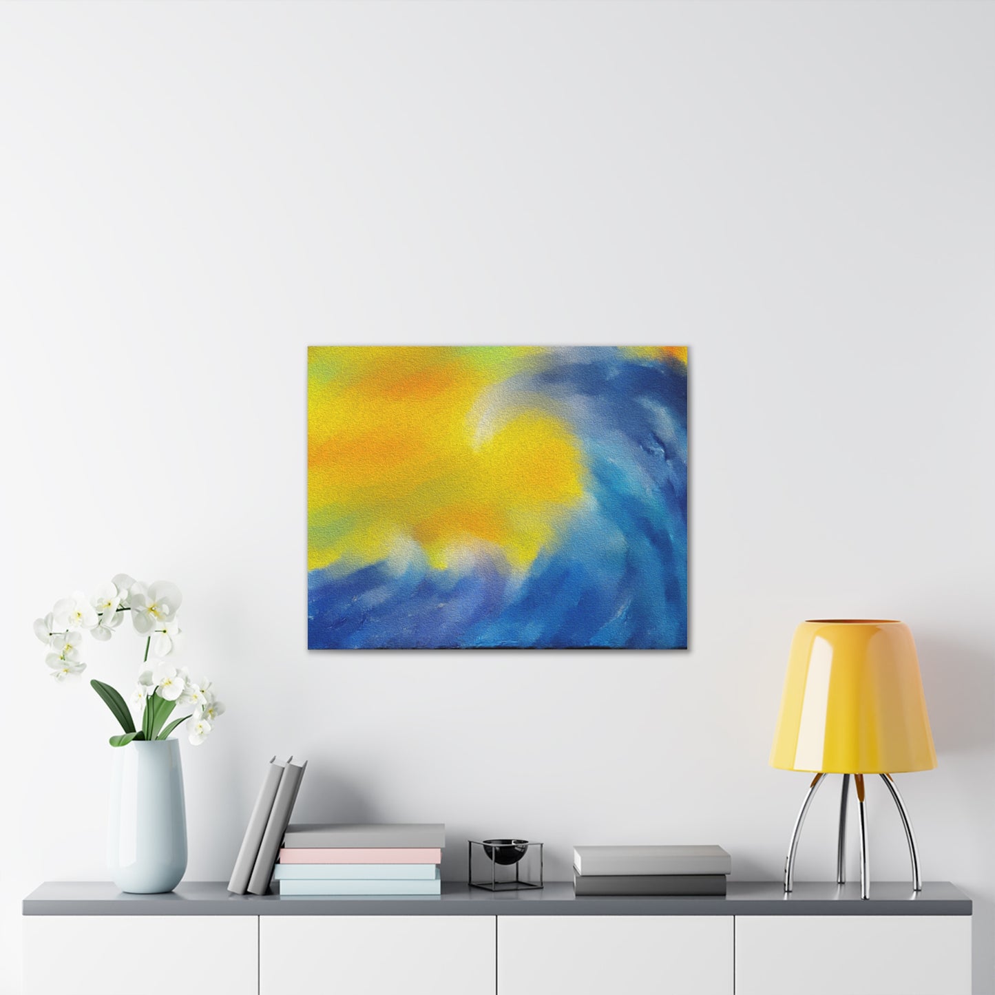 Morning Tide stretched canvas print