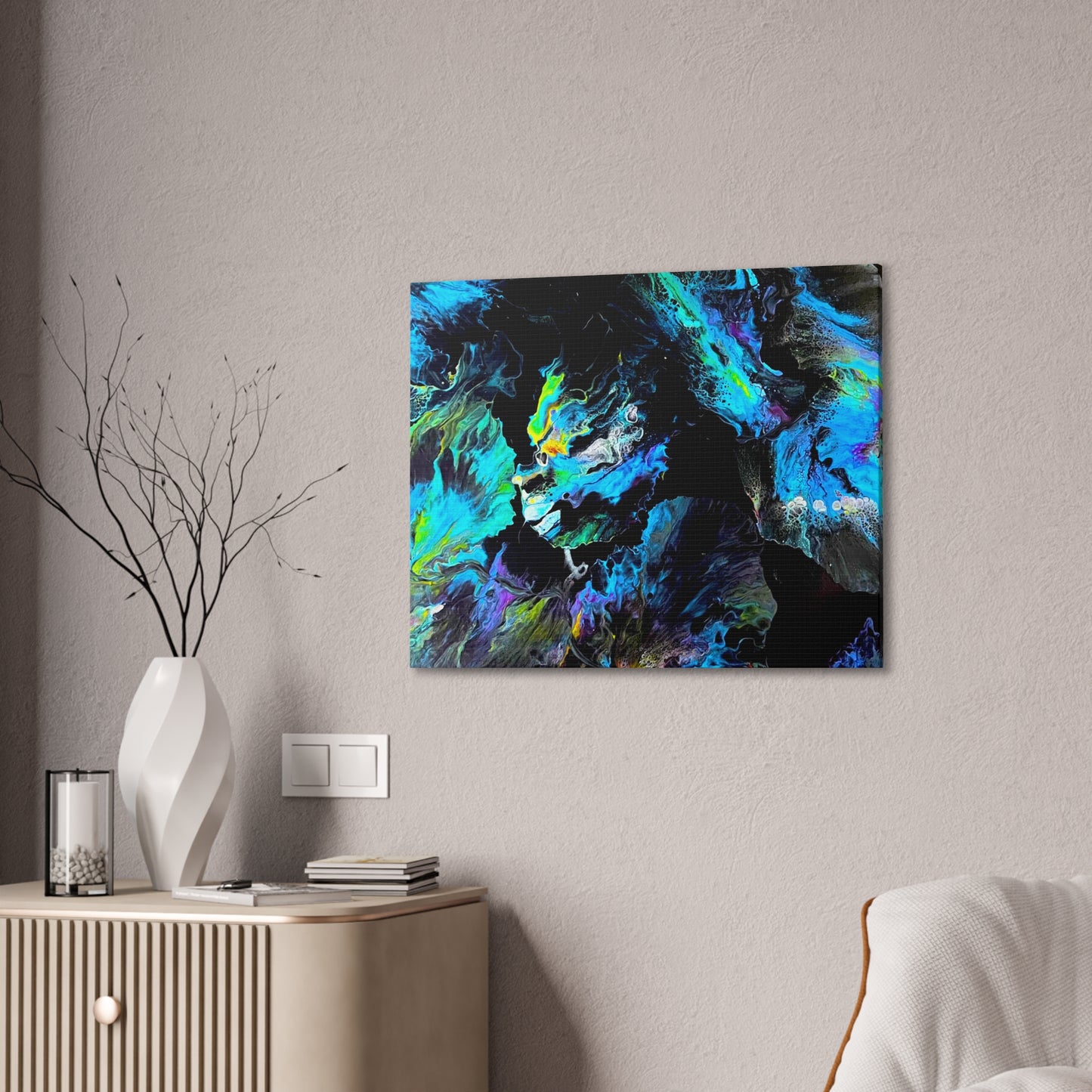 Sea of Serenity stretched canvas print