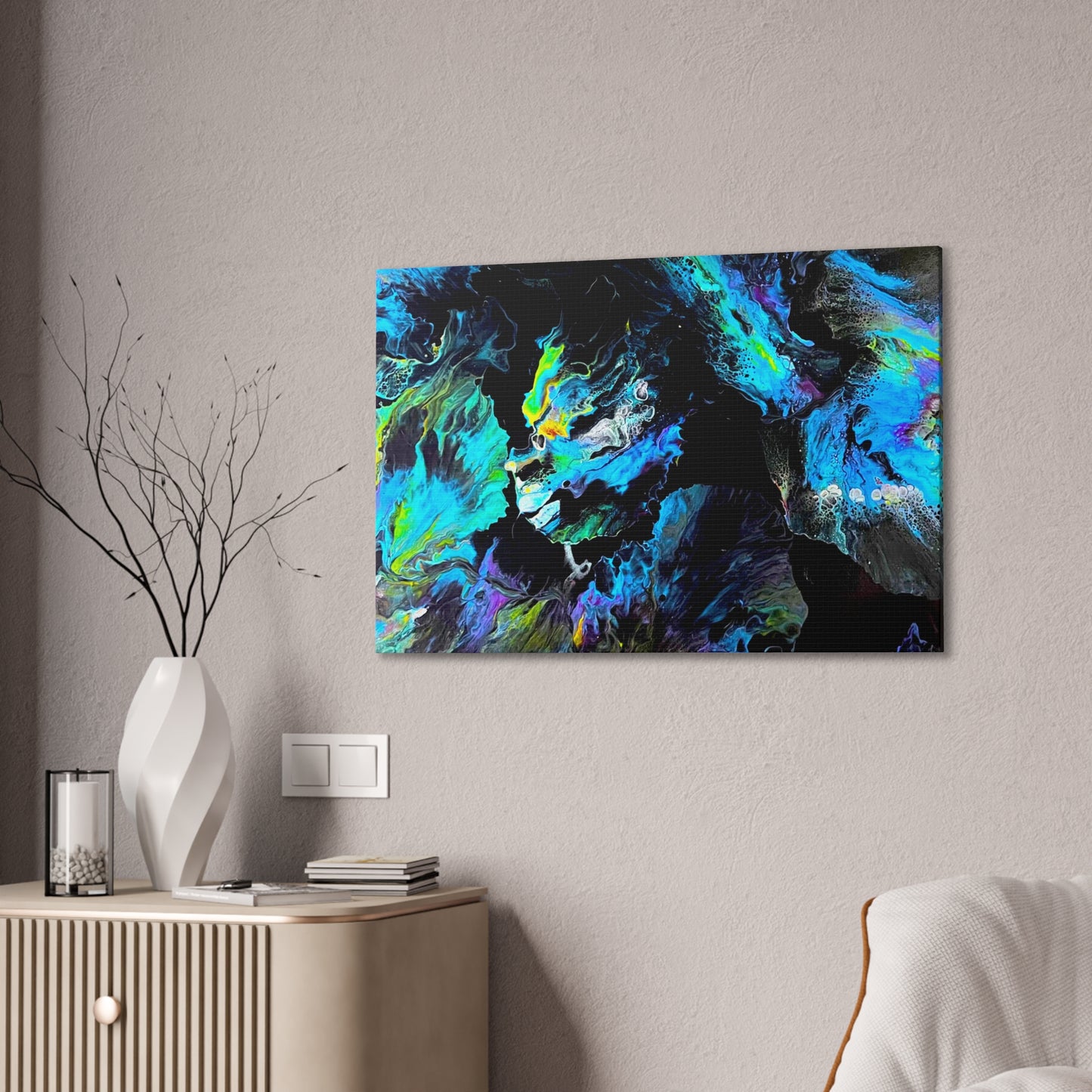 Sea of Serenity stretched canvas print