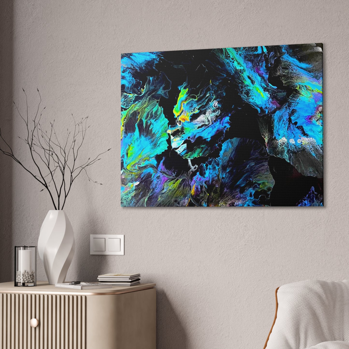Sea of Serenity stretched canvas print