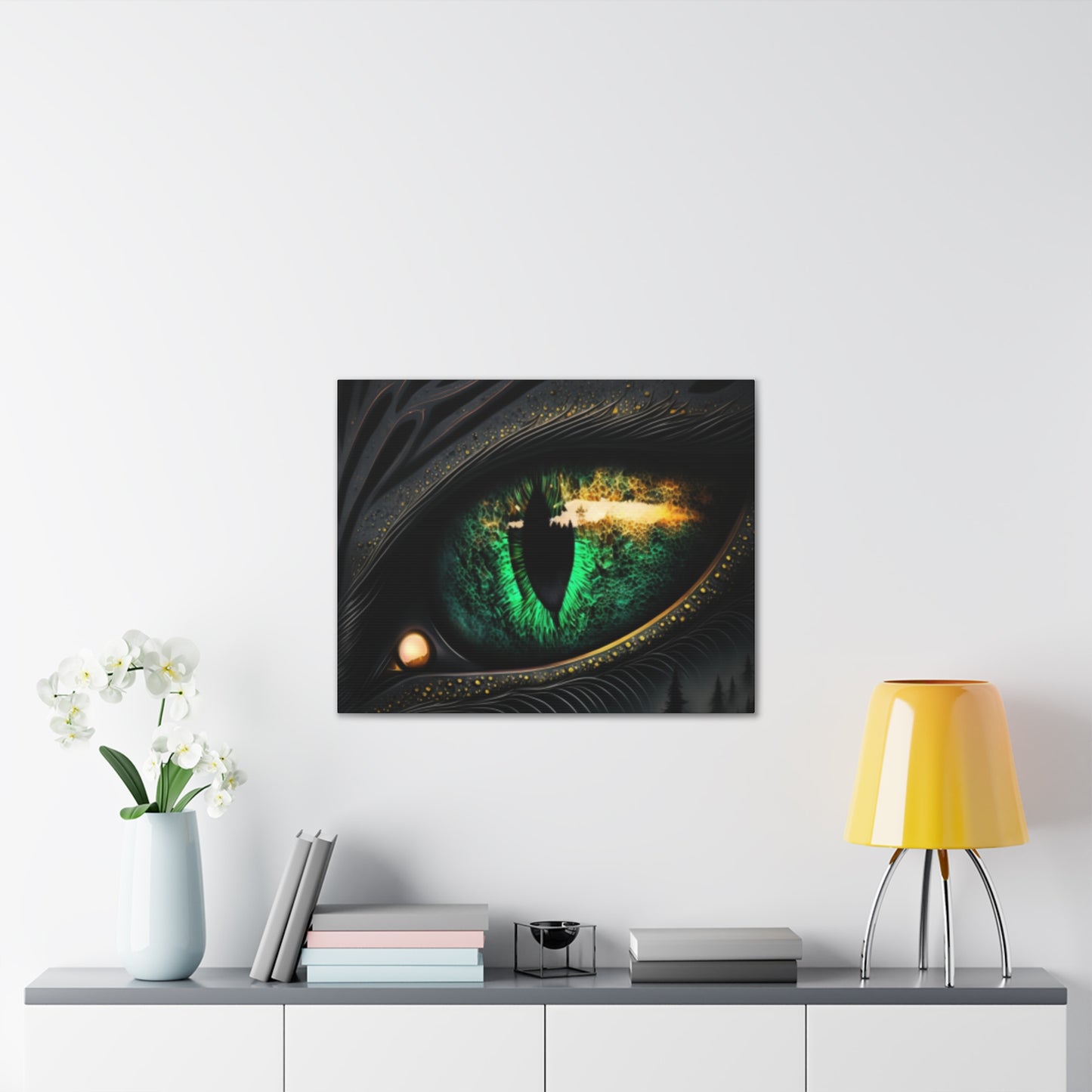 Steampunk Dragon Eye Canvas