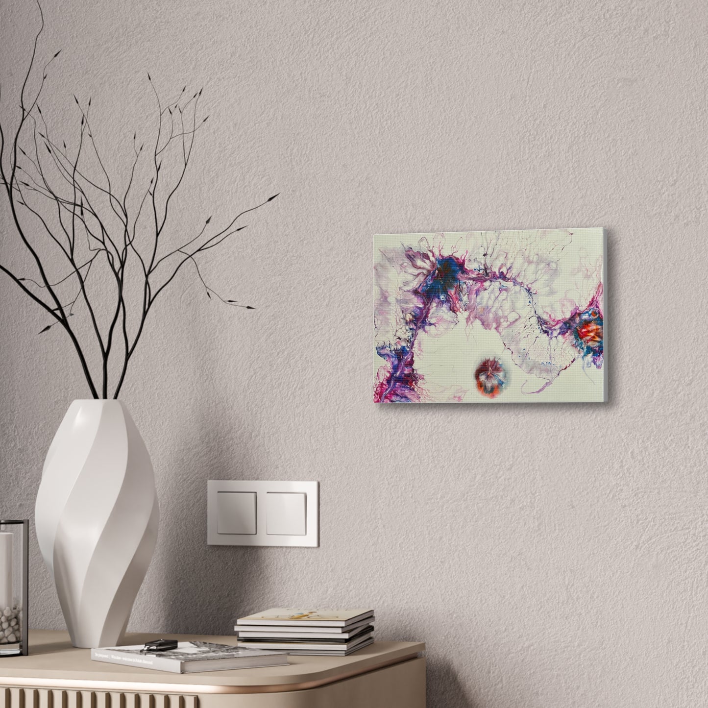 Rift in Time Stretched Canvas Print
