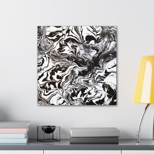 Marbleized Drift Canvas