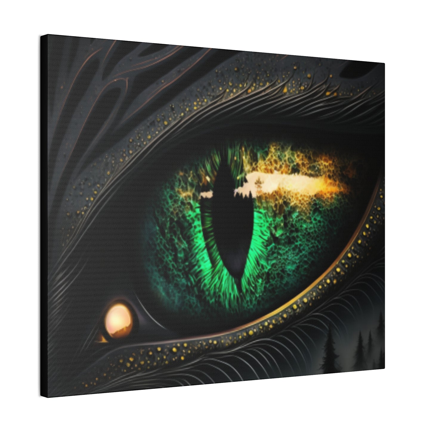 Steampunk Dragon Eye Canvas