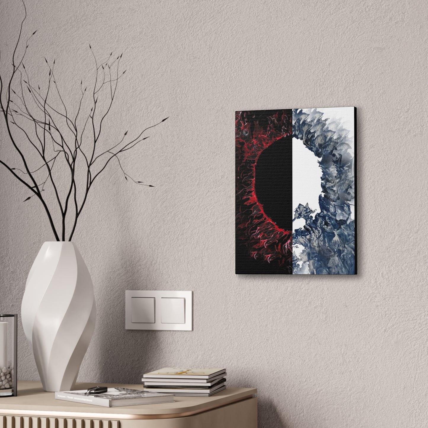 Ying and Yang Eclipse Canvas
