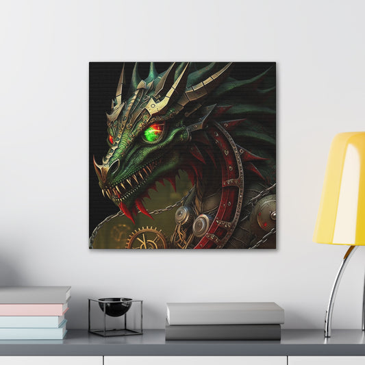 Mechanical Wyrm Canvas