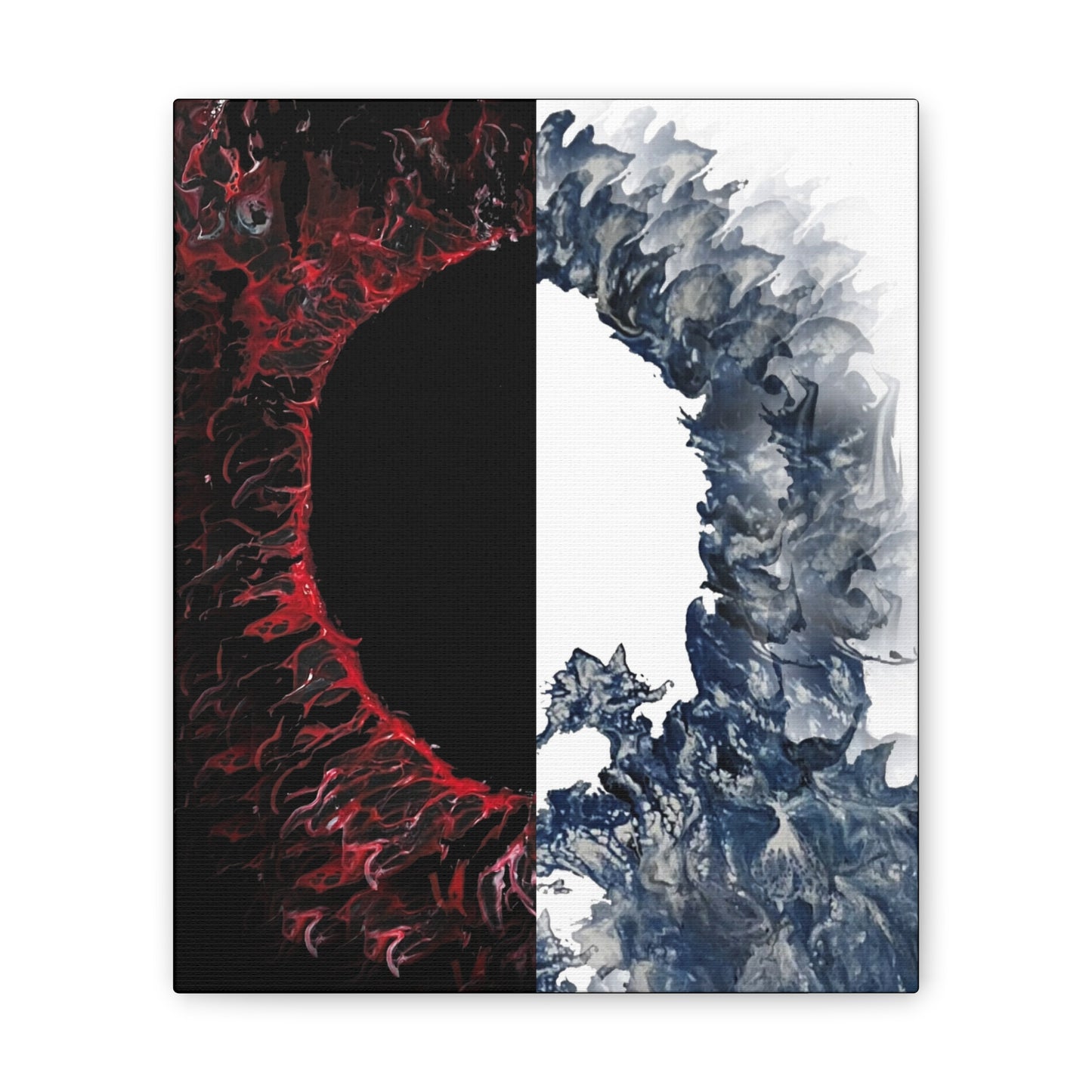 Ying and Yang Eclipse Canvas