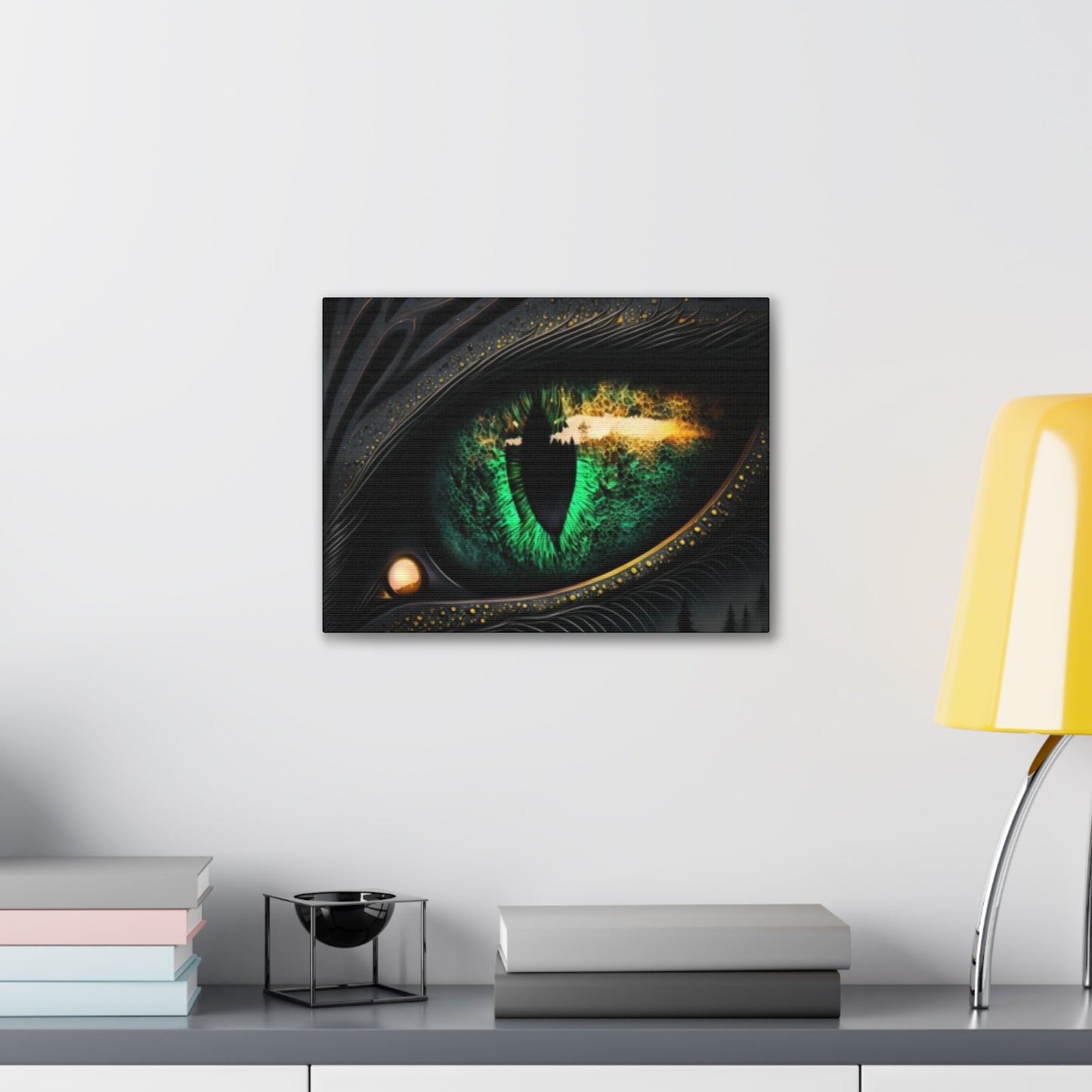 Steampunk Dragon Eye Canvas