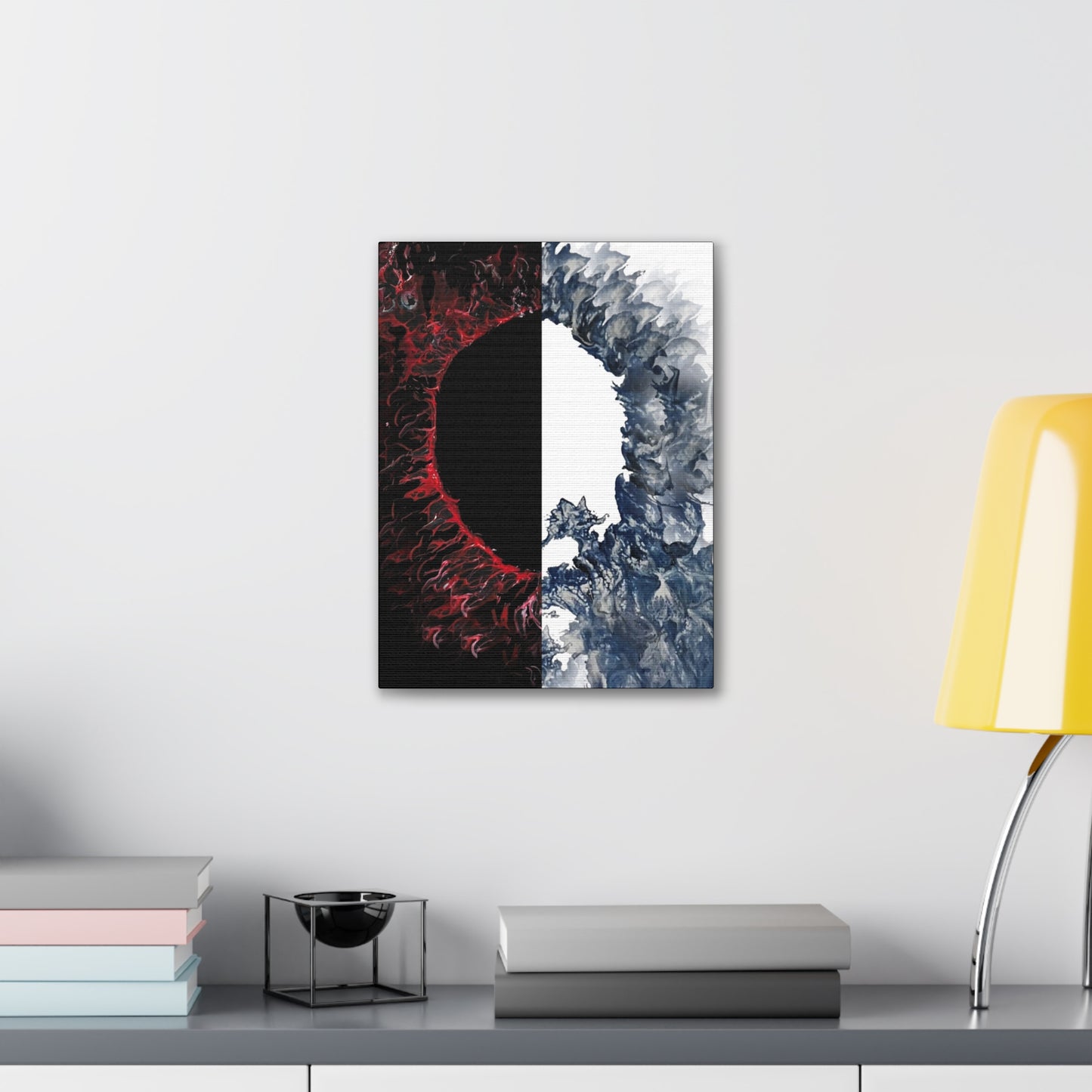 Ying and Yang Eclipse Canvas