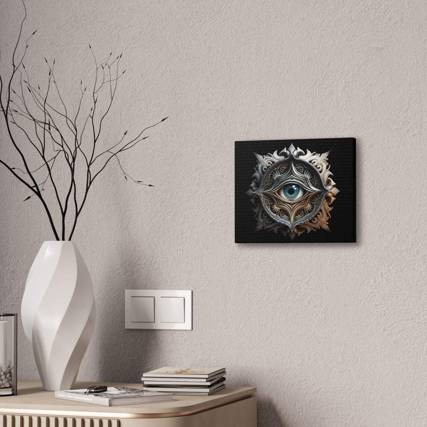 Mystic Guardian Steampunk Canvas Print
