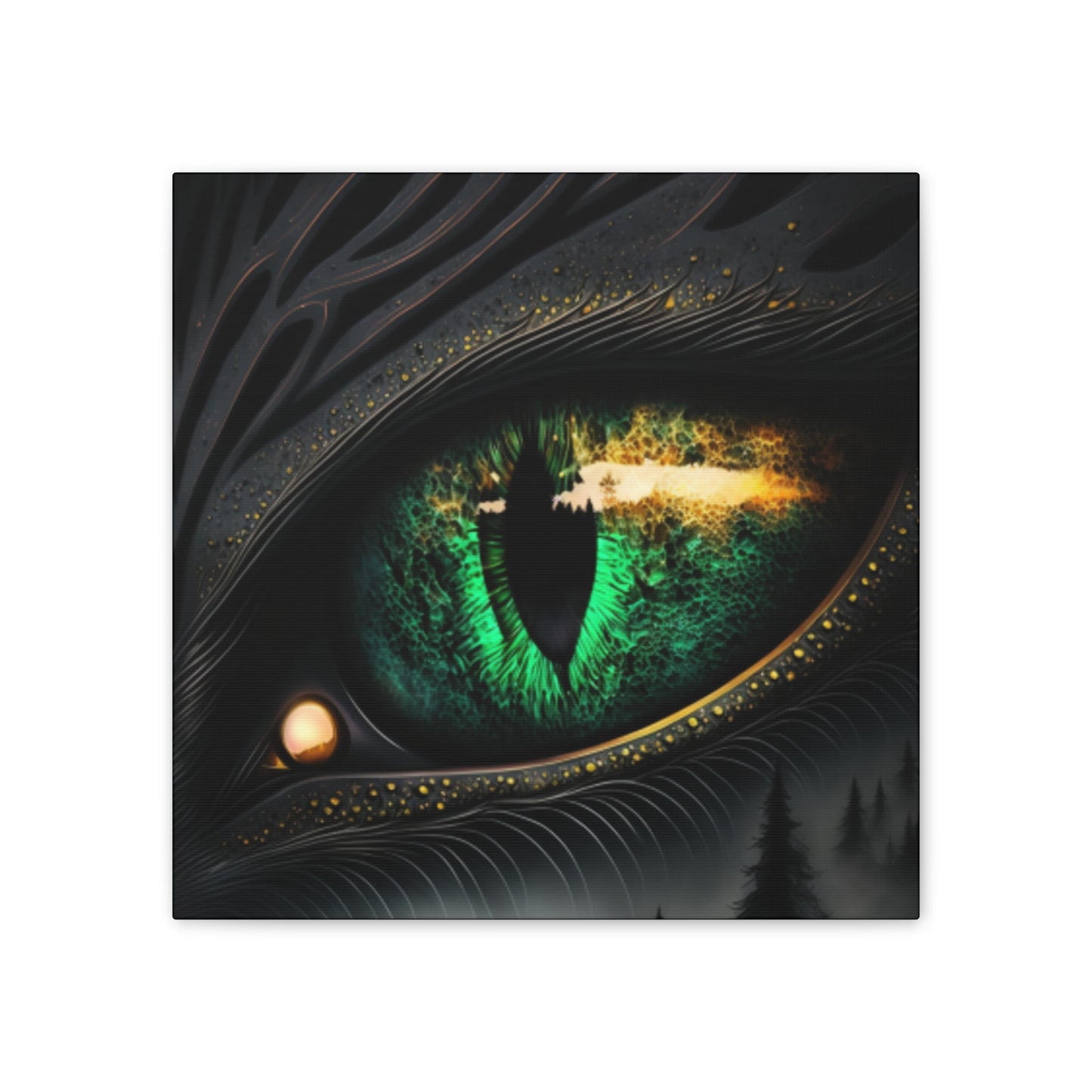 Steampunk Dragon Eye Canvas