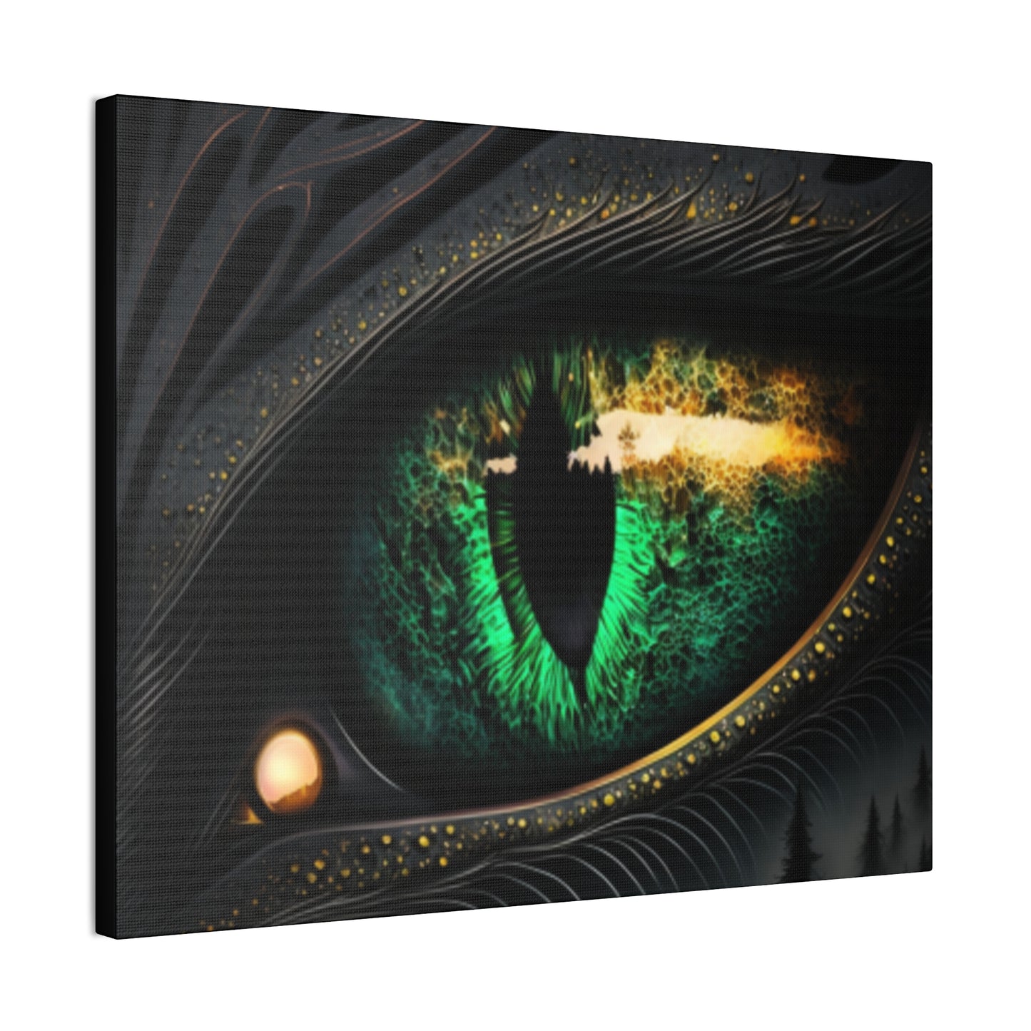 Steampunk Dragon Eye Canvas