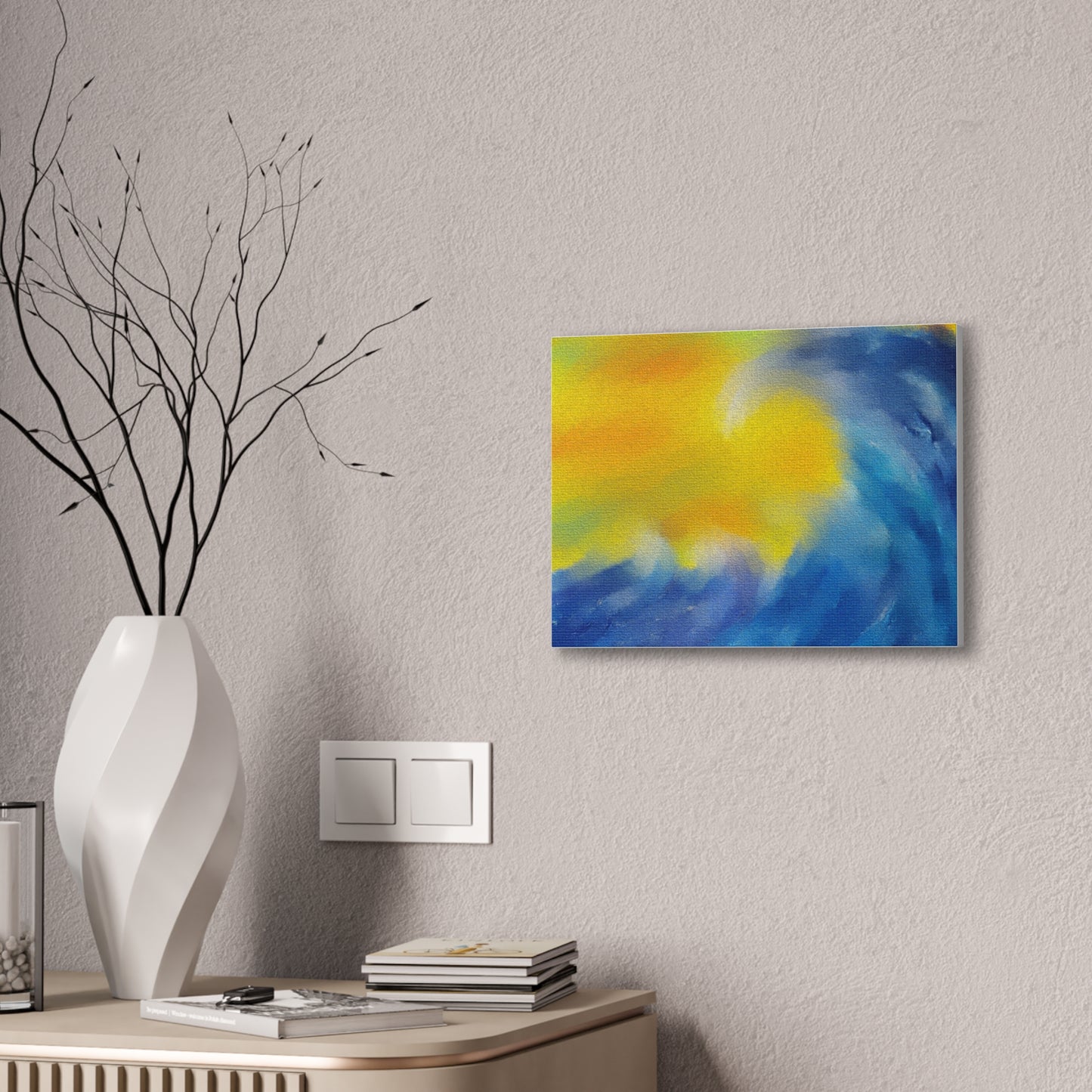 Morning Tide stretched canvas print