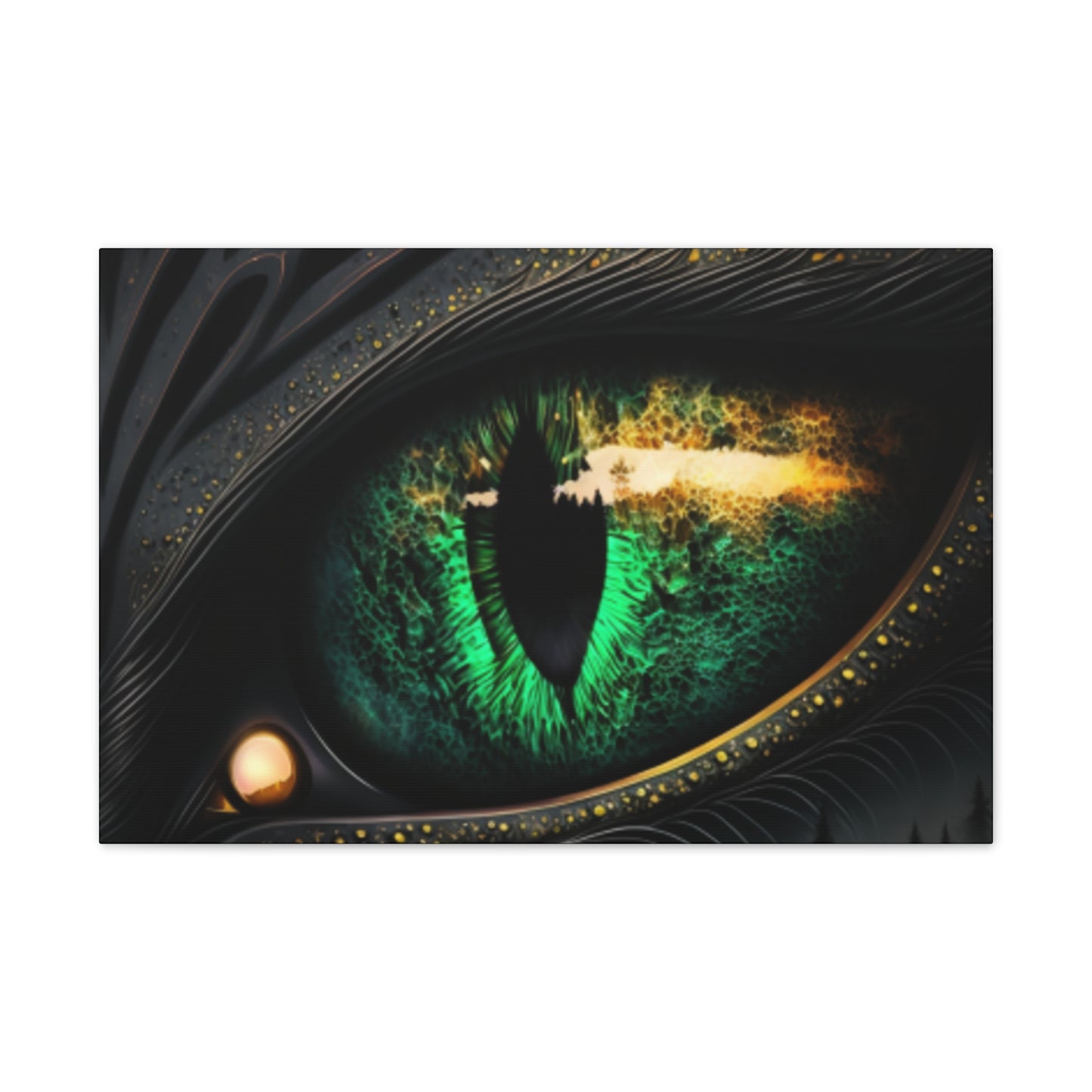 Steampunk Dragon Eye Canvas