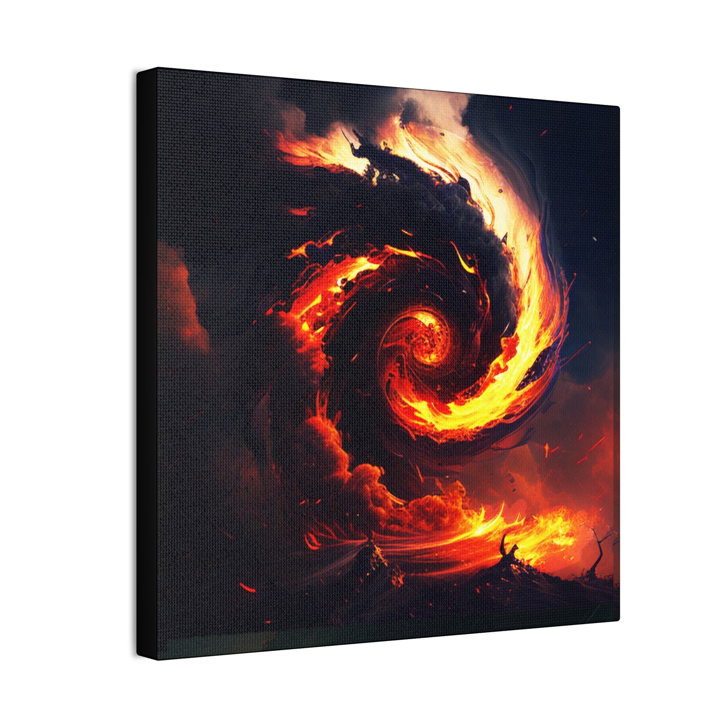 Tornado of Fire Canvas Print